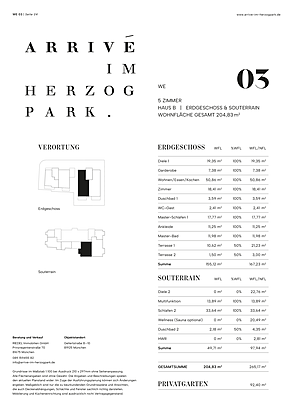 Erdgeschoss / Souterrain